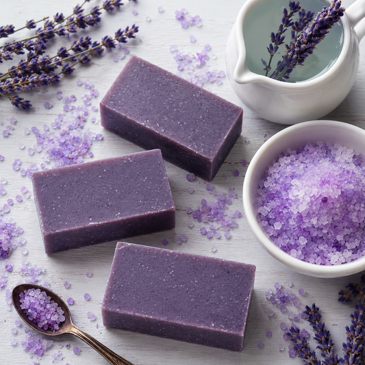 Mae Luna Lavender Harmony botanical bar soap product photo