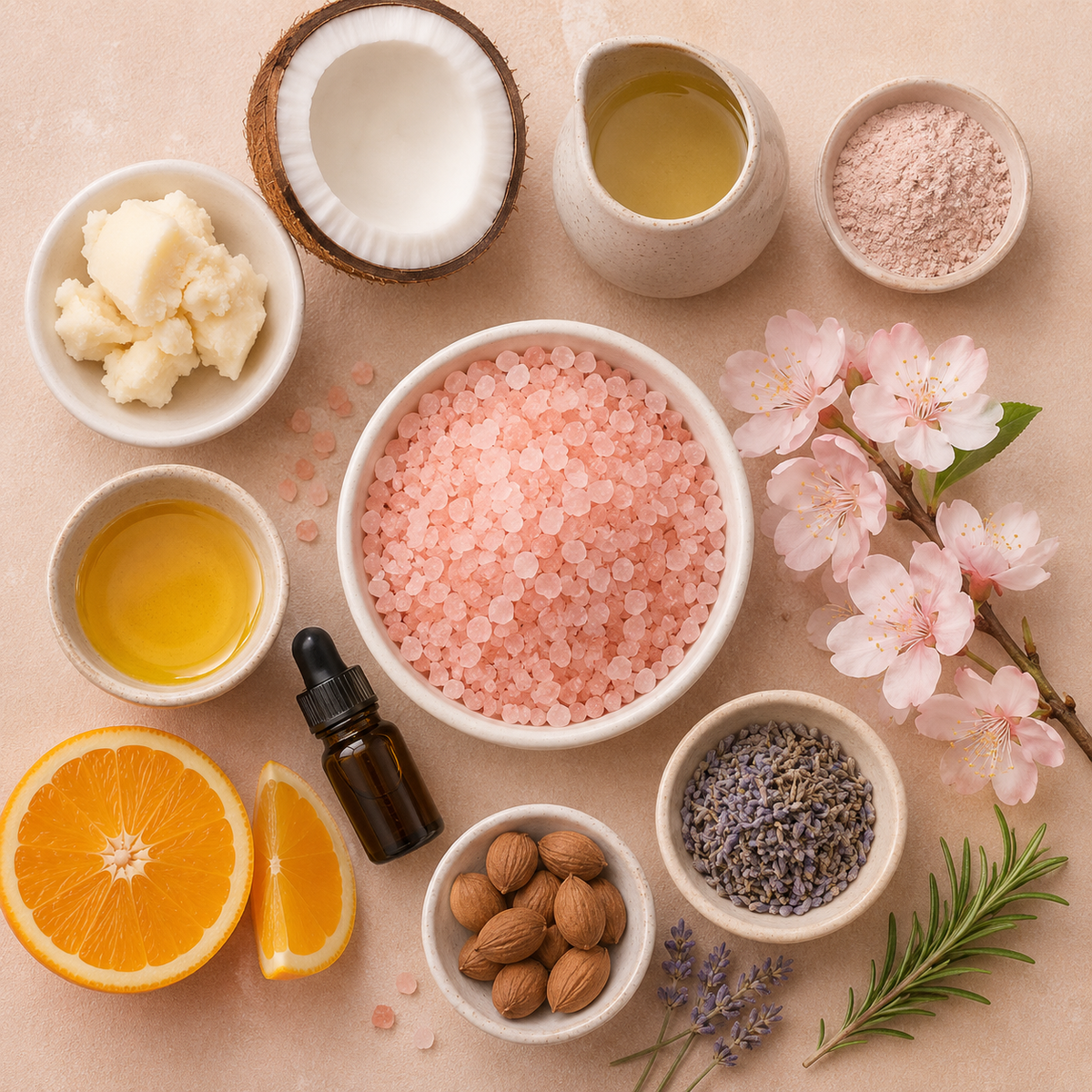 Mae Luna Pink Clay and Himalayan Salt bar soap product photo