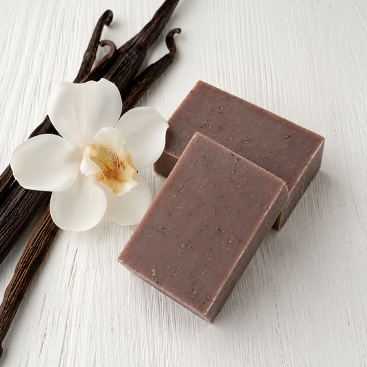 Mae Luna Vanilla Oatmeal bar soap product photo