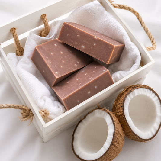 Mae Luna Shredded Coconut bar soap product photo