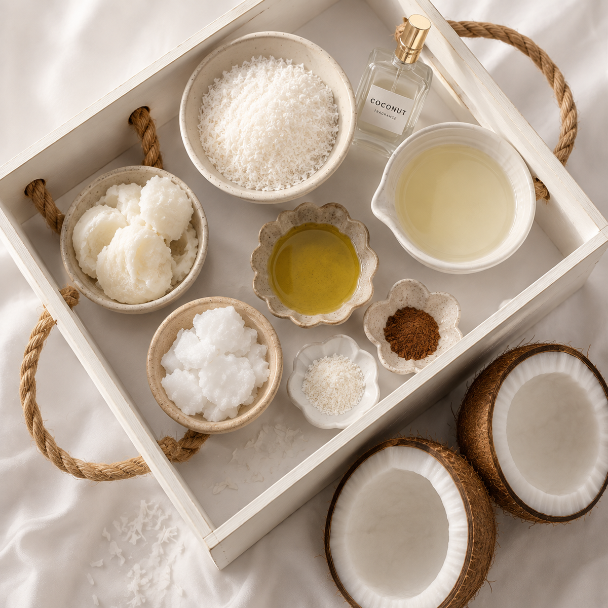 Mae Luna Shredded Coconut bar soap product photo