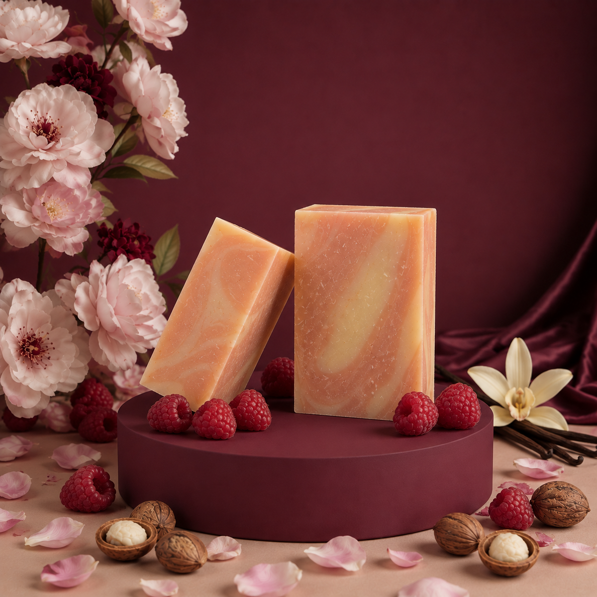 Mae Luna Raspberry Rush bar soap product photo