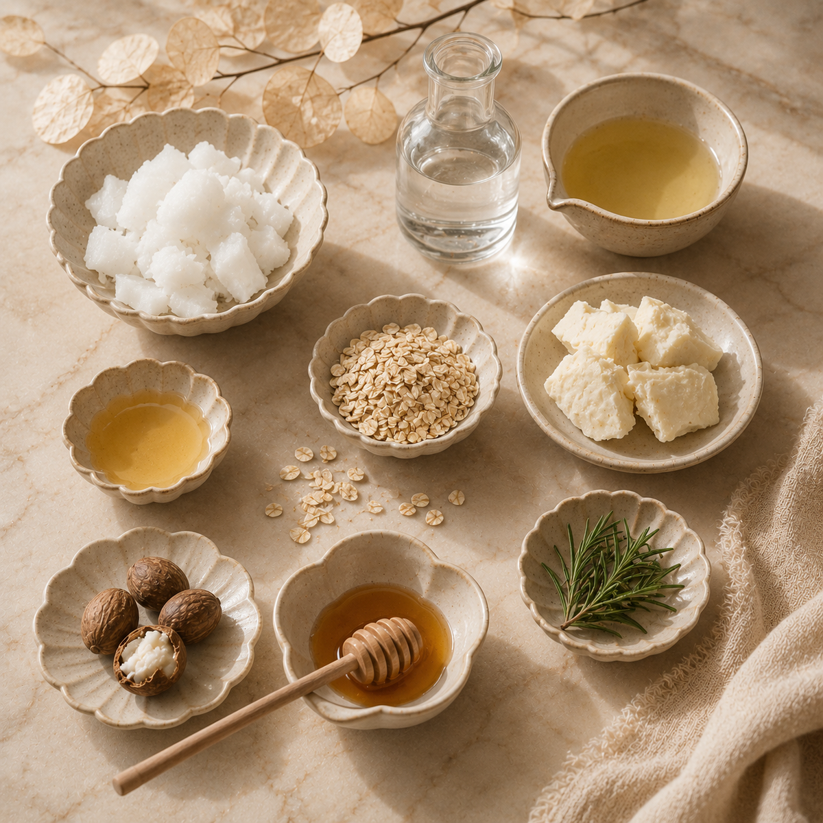 Mae Luna Shea Honey and Oats unscented bar soap product photo