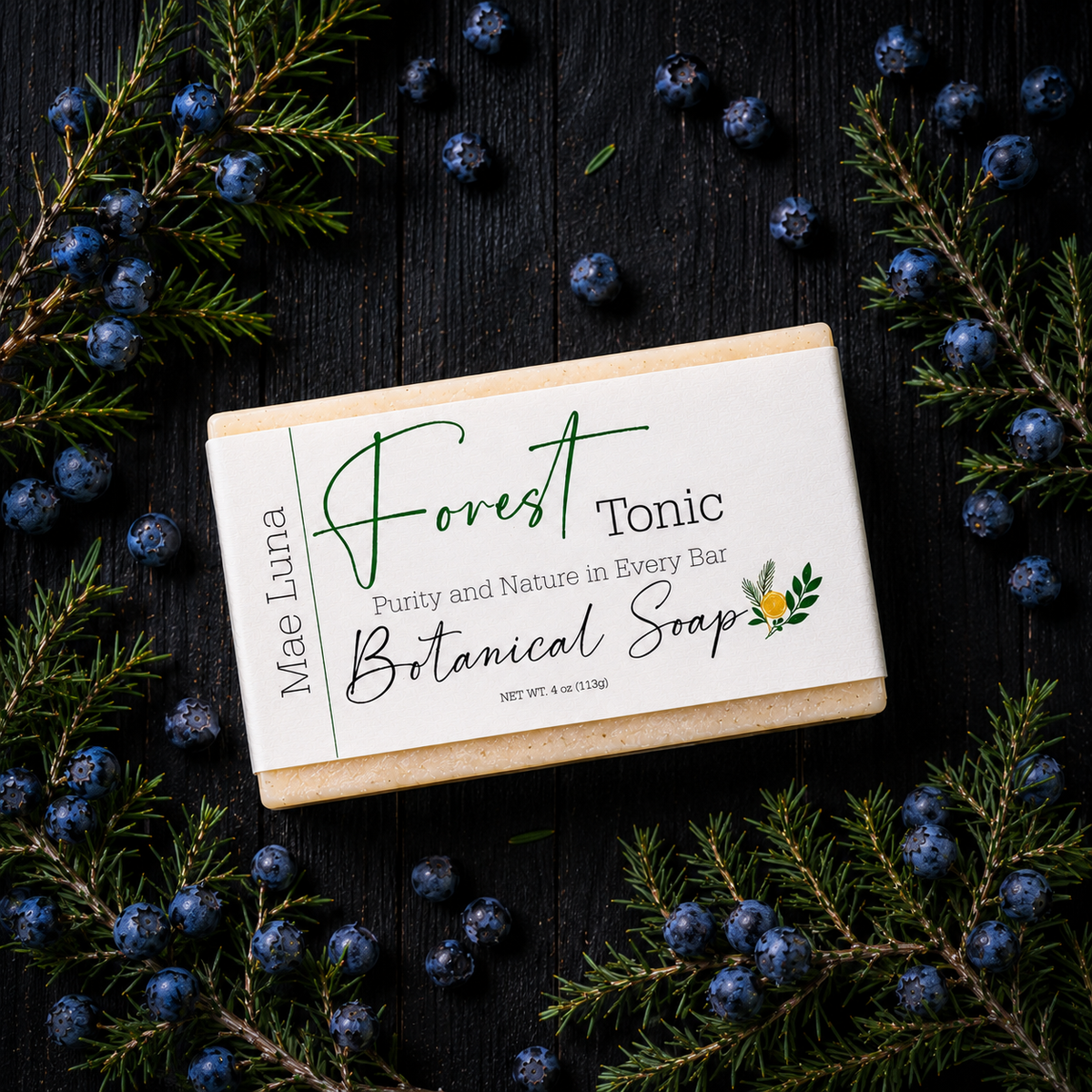 Mae Luna Forest Tonic botanical bar soap product photo
