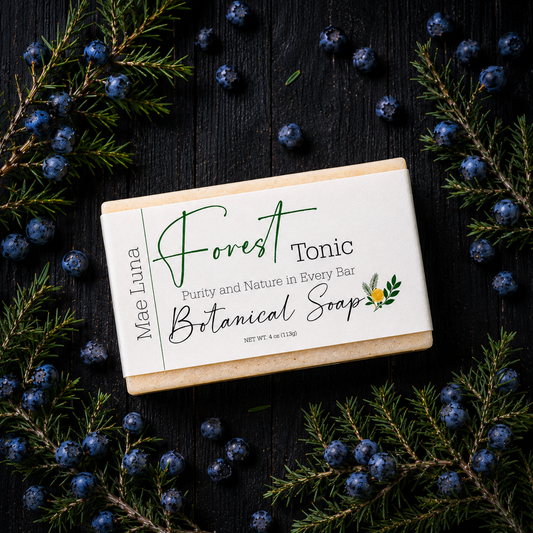 Mae Luna Forest Tonic botanical bar soap product photo
