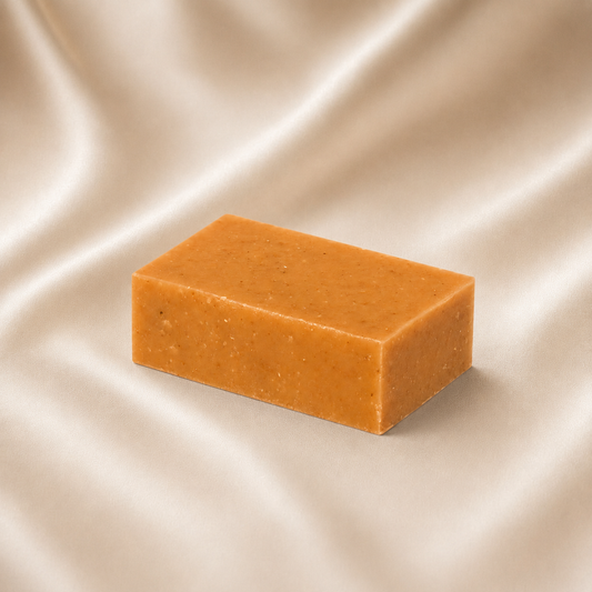 Herbal Orange and Green Tea botanical bar soap by Mae Luna
