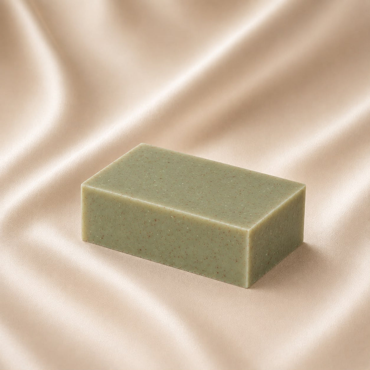 Mae Luna Garden Green Tea Scrub bar soap product photo
